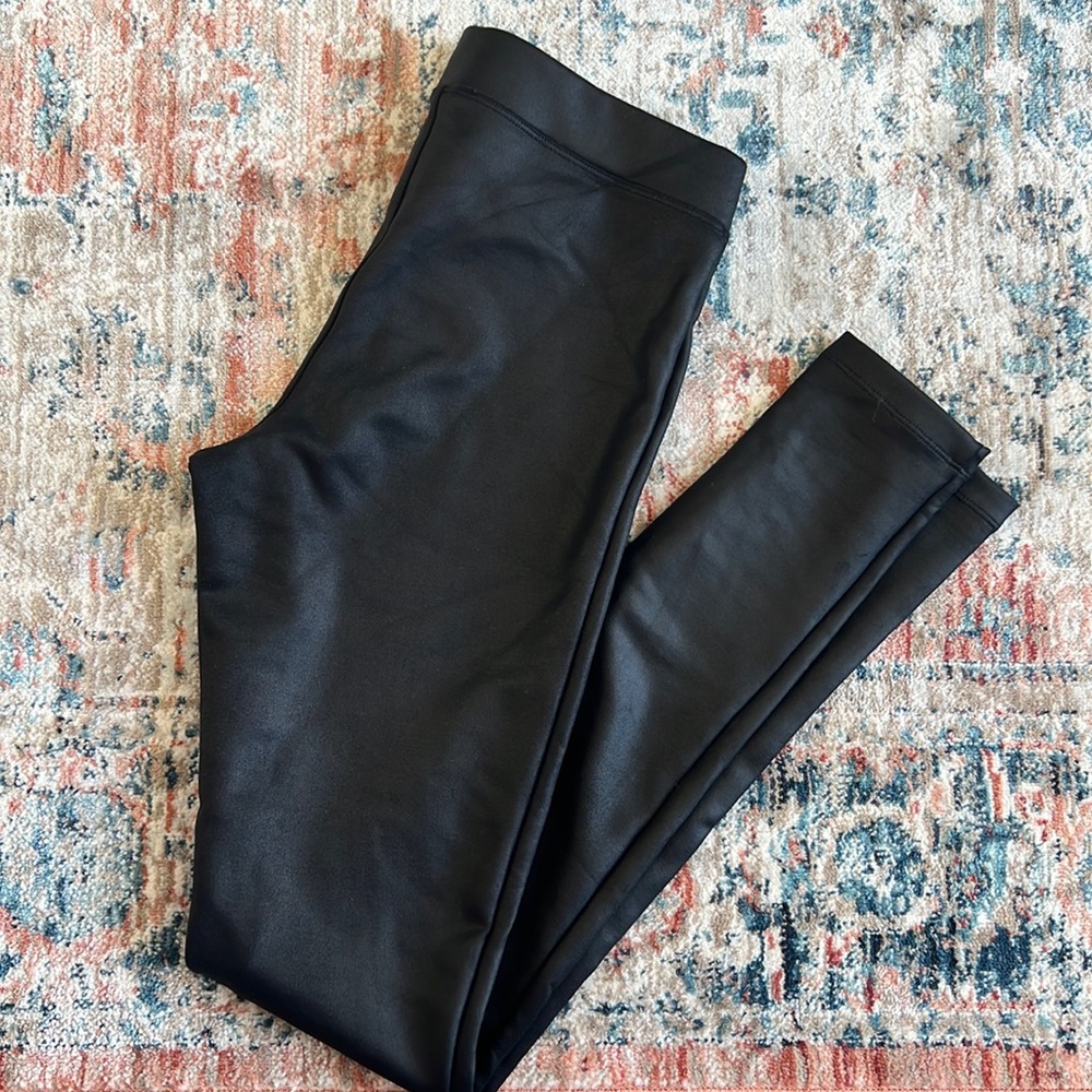Faux leather leggings